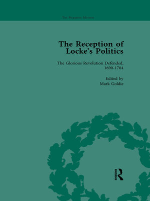 cover image of The Reception of Locke's Politics Vol 1